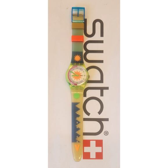 Swatch watch ARTIC STAR GJ108 1992 Standard Gents New old stock - Picture 4 of 6